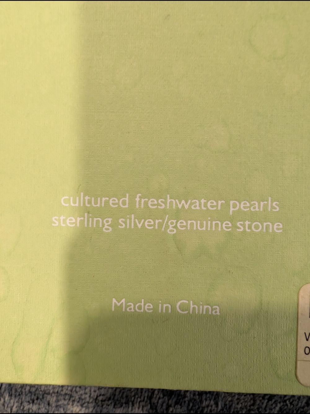 Coldwater Creek Ivory Pearl Necklace with Drop Earrings - Picture 8 of 9